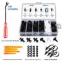 Imagem de Kit com 100 Clipes de Para-choque para Carro - Tipo Push