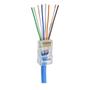 Imagem de Kit Com 100 Conector Vado Cat5 + Alicate Rj45 Cabo De Rede