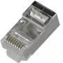 Imagem de Kit Com 100 Conectores Rj45 Macho, Cat6 Blindado