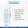 Imagem de Kit com 100 Frasquinhos 20ml Conta Gotas com Lacre - Premium