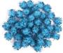 Imagem de Kit Com 100 Pompom Em Lurex 1.5Cm Azul Claro