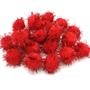 Imagem de Kit com 100 Pompom em Lurex 1.5cm Vermelho