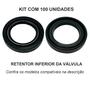 Imagem de Kit com 100 unidades de Retentor Inferior Da Direção Hidráulica para Renault Logan 2007 Até 2013