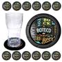 Imagem de Kit com 12 Bases para Colocar Copos Lettering Restaurante Bar e Boteco