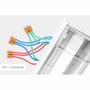 Imagem de Kit Com 12 Conector Wago Emenda 3 Fios Mod 221-413