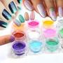 Imagem de Kit Com 12 Cores Glitter - Decoração Unhas Nail Art
