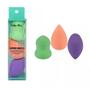 Imagem de Kit com 12 Esponjas Gota Hello Mini para base maquiagem