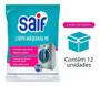 Imagem de Kit Com 12 Limpa Máquinas De Lavar Roupas Saif Em Pó 80g