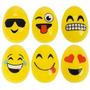 Imagem de Kit com 12 Ovos de Páscoa de Plástico com Emojis