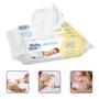 Imagem de Kit com 12 pacotes de toalha umedecida baby byn rn 100 folhas com extrato de aloe vera 