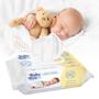Imagem de Kit com 12 pacotes de toalha umedecida baby byn rn 100 folhas com extrato de aloe vera 