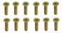 Imagem de Kit Com 12 Parafuso Conico Philips M6X16 Dourado