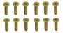 Imagem de Kit Com 12 Parafusos Conico Philips M6X16 Dourado