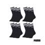 Imagem de Kit Com 12 Pares Meia Esportiva Masculina Cano Longo