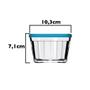 Imagem de Kit com 12 Tigela Americano 150ml Nadir c/tampa Pote