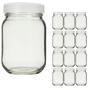 Kit com 14 Potes de Vidro para Armazenar Leite Materno 200ml - Super Mamãe Imagem de Kit com 14 Potes de Vidro para Armazenar Leite Materno 200ml