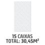 Imagem de Kit com 15 Caixas Revestimentos Fioranno Atract HD 32x57cm Caixa 2,03m² Branco Carmelo Fior