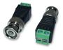 Imagem de Kit Com 16 Bnc Macho C/borne + 8 P4  Macho C/ Borne