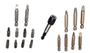 Imagem de Kit com 18 Bits 1/4" Makita B-28896 Fenda e Philips para Parafusadeira