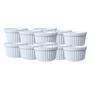 Imagem de Kit com 18 Ramekin Canelado Porcelana 77 ml Pequeno