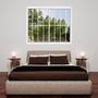 Imagem de Kit com 2 1/6 Janelas de Alumínio de Correr 100x100cm 2 Folhas com Grade e Vidro Liso Linha Soft Mgm