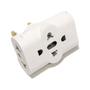 Imagem de Kit Com 2 Adaptador Pino Universal Tomada Benjamim T 10a/20a