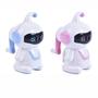 Imagem de Kit com 2 Apontadores de Manivela Cyber com Formato de Robô - Azul e Rosa  - Kaz