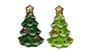 Imagem de Kit com 2 Arvore Porta Vela de Natal de Ceramica Verde - Decore Casa