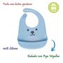 Imagem de Kit com 2 Babadores Infantil Cata Migalhas Silicone Gumy com Ajuste Buba