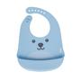 Imagem de Kit com 2 Babadores Infantil Cata Migalhas Silicone Gumy com Ajuste Buba