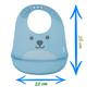 Imagem de Kit com 2 Babadores Infantil Cata Migalhas Silicone Gumy com Ajuste Buba