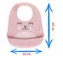 Imagem de Kit com 2 Babadores Infantil Cata Migalhas Silicone Gumy com Ajuste Buba