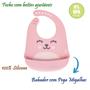 Imagem de Kit com 2 Babadores Infantil Cata Migalhas Silicone Gumy com Ajuste Buba