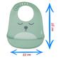 Imagem de Kit com 2 Babadores Infantil Cata Migalhas Silicone Gumy com Ajuste Buba