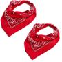 Imagem de Kit Com 2 Bandanas 55x55 Várias Cores Monte Seu Kit