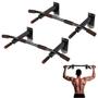 Imagem de Kit com 2 Barras Fixa Parede Multifuncional Pull-up Treinar Musculação