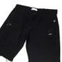 Imagem de Kit com 2 bermudas shorts jeans masculina slim rasgado preto/branco modelo ( destroyed )
