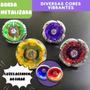 Imagem de Kit com 2 Beyblades Tornado Extreme Aro de Metal Acende Girando