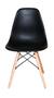 Imagem de Kit Com 2 Cadeira Charles Eames Wood Dsw Preta - Base Made