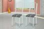 Imagem de Kit com 2 Cadeiras 021 América Base Branca - Escolha sua cor do Assento - ARTEFAMOL 1998