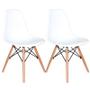 Imagem de Kit Com 2 Cadeiras Charles Eames Eiffel Branca