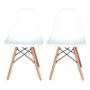 Imagem de Kit Com 2 Cadeiras Charles Eames Eiffel Branco