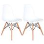Imagem de Kit Com 2 Cadeiras Charles Eames Eiffel Branco