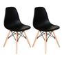 Imagem de Kit Com 2 Cadeiras Charles Eames Eiffel Preto