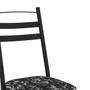 Imagem de Kit Com 2 Cadeiras De Aço Carbono Ferrara Preto-Flor