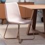 Imagem de Kit com 2 Cadeiras Scott - PU Blush c/ Cobre