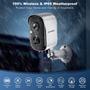 Imagem de Kit com 2 Câmeras de Segurança WiFi ZEEPORTE SECURITY 2K