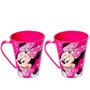 Imagem de Kit com 2 Caneca Infantil do Minnie Mouse Disney Copo de 360ML