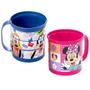 Imagem de Kit com 2 Canecas Divertidas Mickey e Minnie Rosa Infantil para Suco Chá Leite