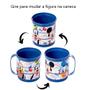 Imagem de Kit com 2 Canecas Divertidas Mickey e Minnie Rosa Infantil para Suco Chá Leite